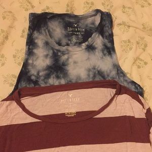 Aeo soft & sexy shirts (2)